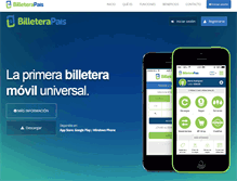 Tablet Screenshot of billeterapais.com